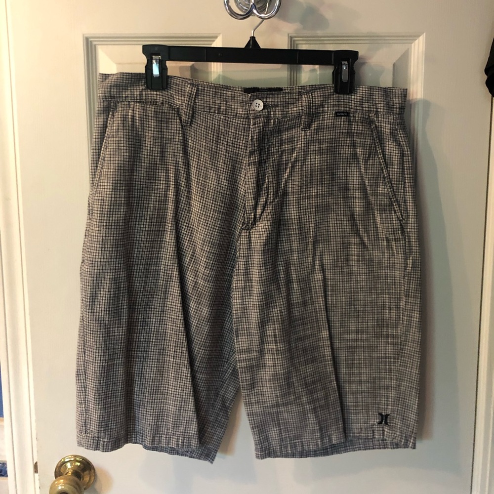 Hurly Checkered Shorts